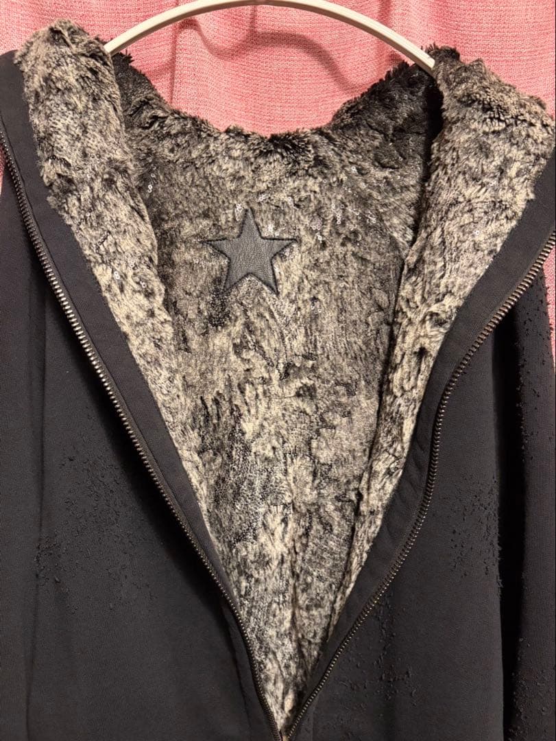 WLG by Giorgio Bratoリバーシブルダブルジップパーカー