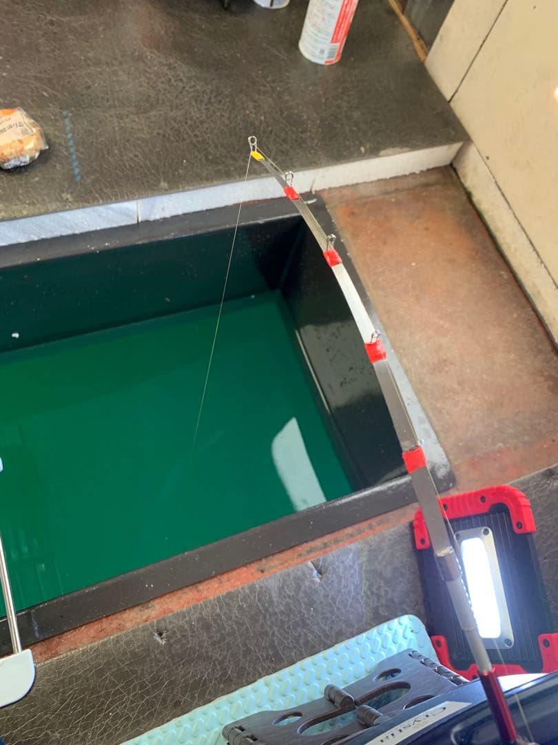 ワカサギ釣り　ステンレス穂先　 ２本　全長約 250ミリ