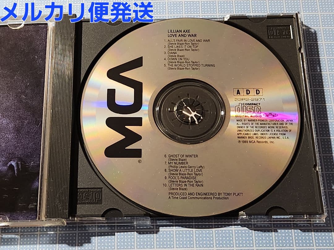 Lillian Axe Love + War 89年帯付日本盤CDリリアンアクス