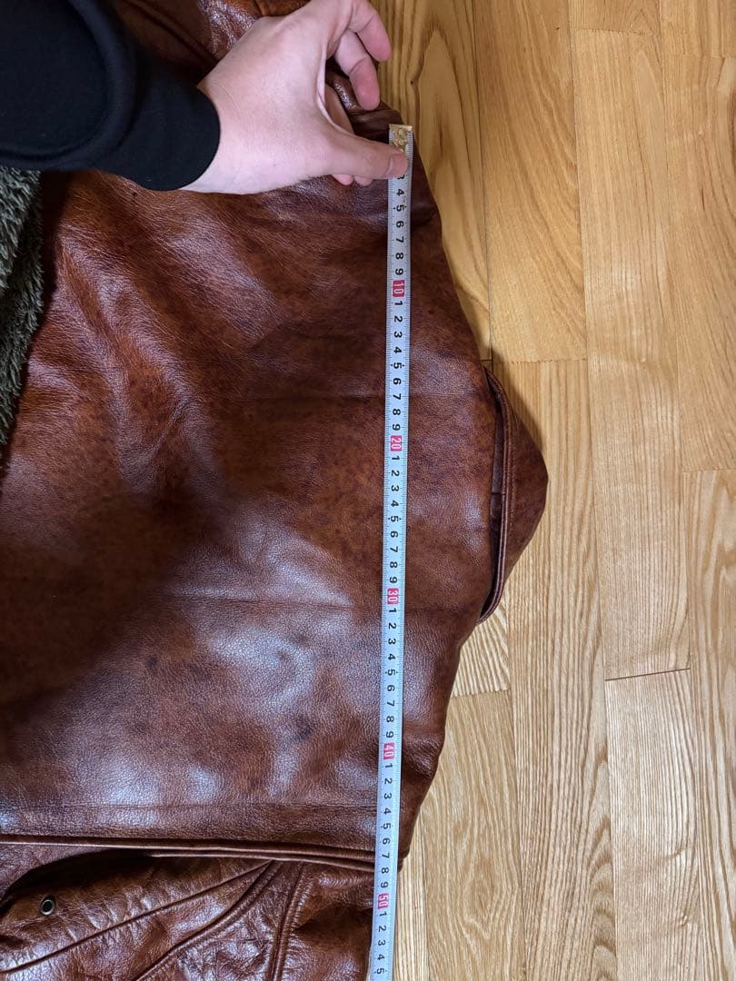 AMECO A-2　レザージャケット　サイズ110