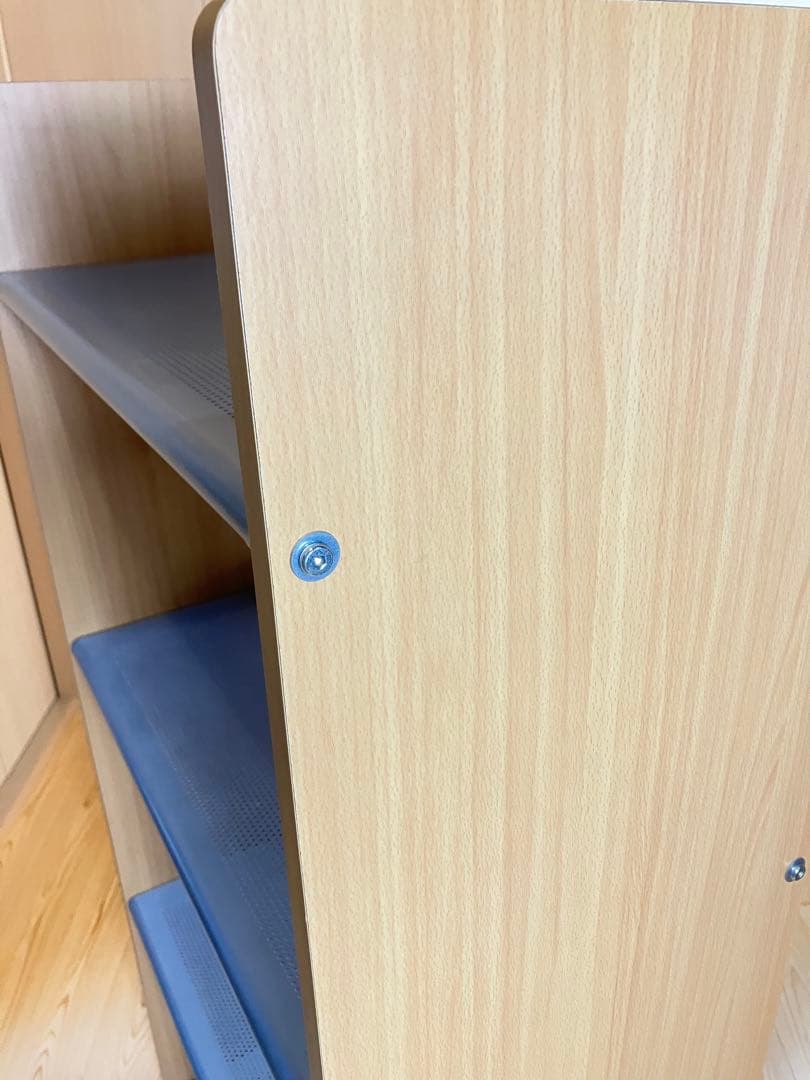 パンチングシェルフ　ウッド　スチール　棚　ビンテージ　デザイン　プランターラック