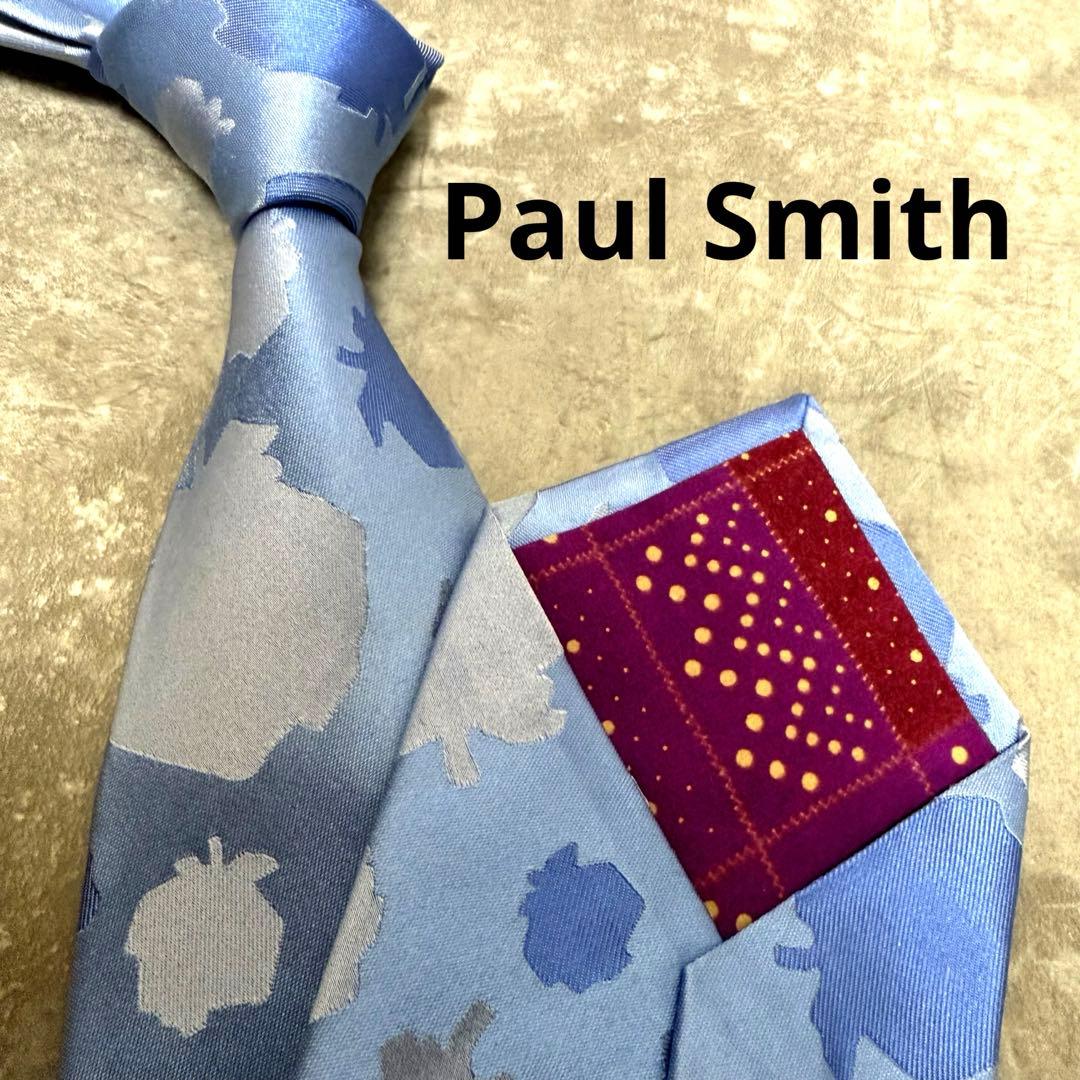 【✨極美品✨】Paul Smith ポールスミス ネクタイ ライトブルー 結婚式
