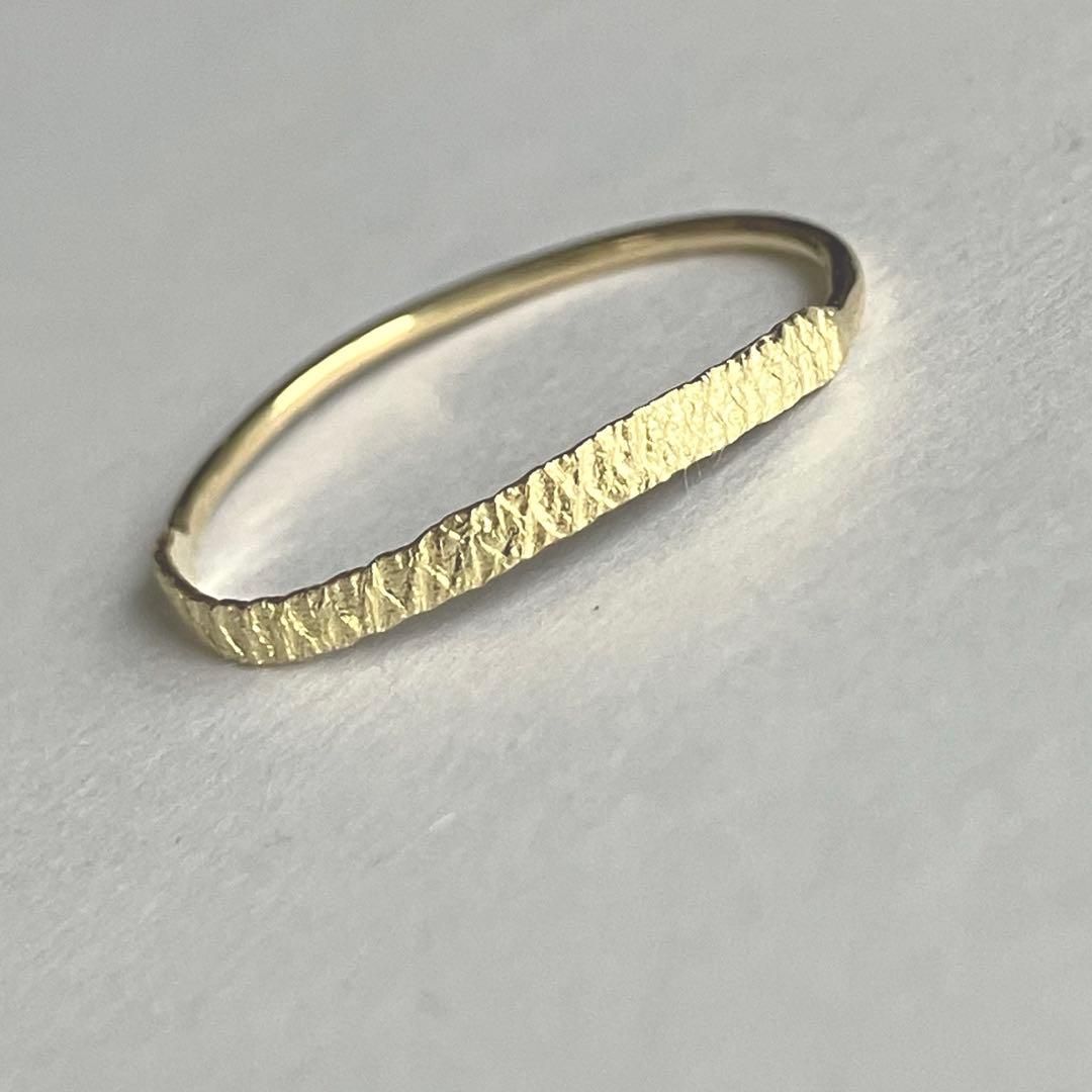 K18 18金　7号　リング　21