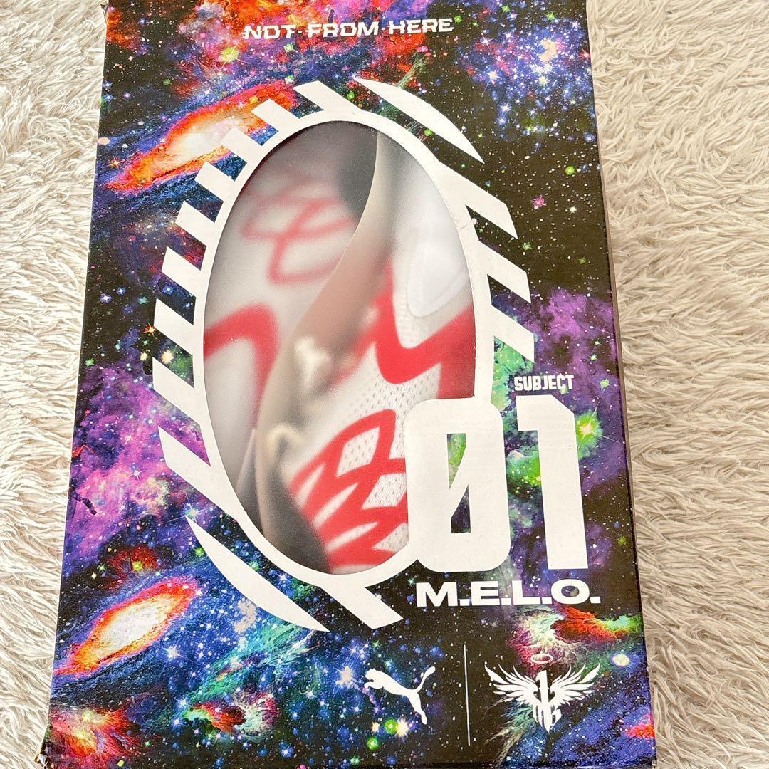 極美品】PUMA プーマ 29.5cm ラメロボール NBA 赤白 バッシュ