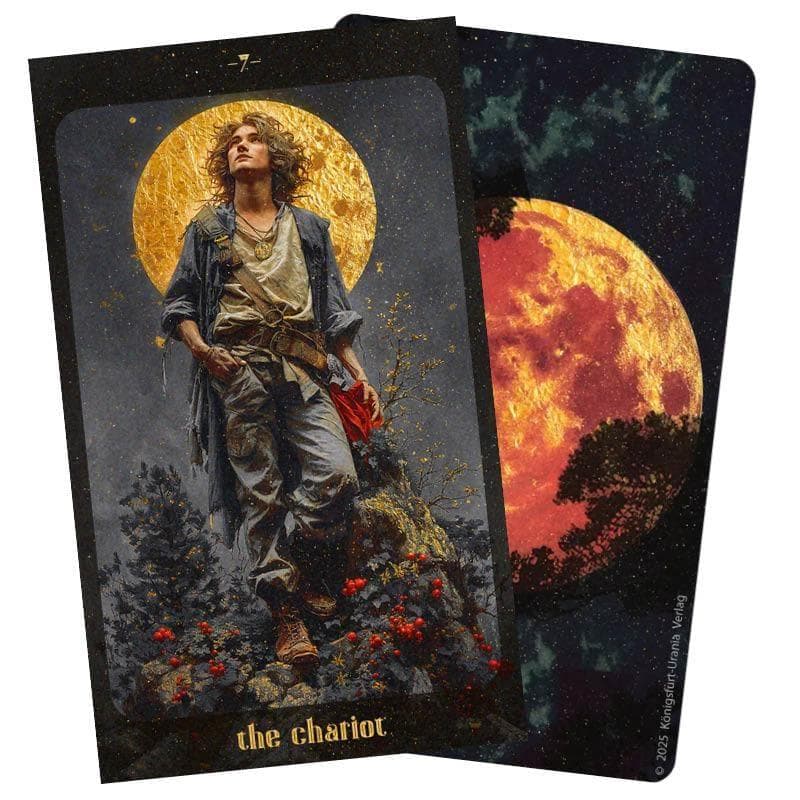 ★正規品タロットカード★入手困難☪︎芸術的＆力強い色彩の月と琥珀の輝きのタロット