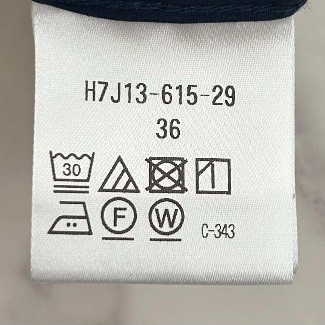 美品 マッキントッシュ フィロソフィー シャツワンピース ネイビー 36