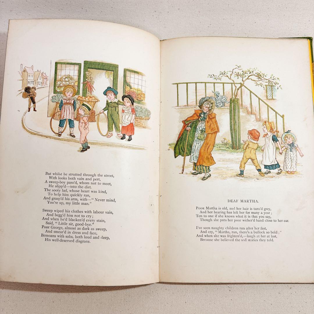 絵本　ケイト グリーナウェイ　アン LITTLE ANN