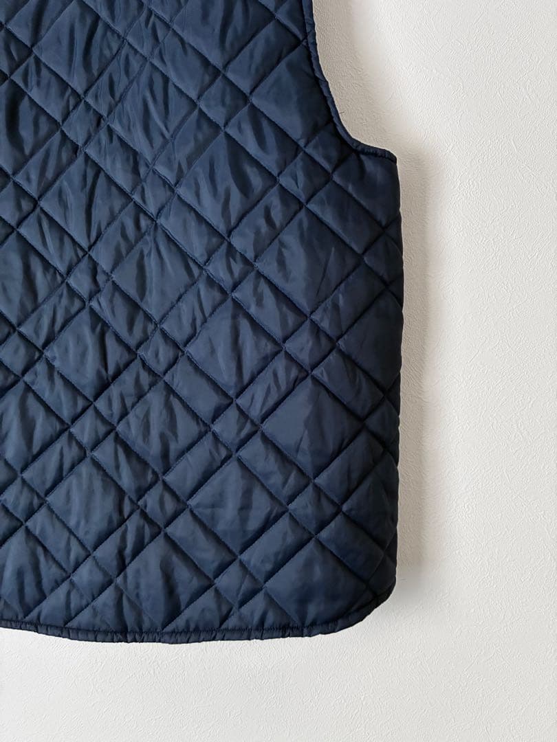 80's Oshkosh B'gosh キルティングベスト　ワークベスト　紺