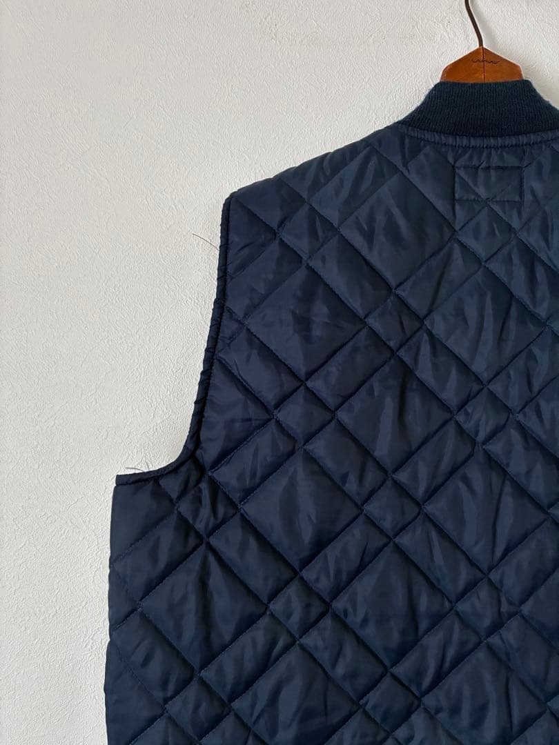 80's Oshkosh B'gosh キルティングベスト　ワークベスト　紺