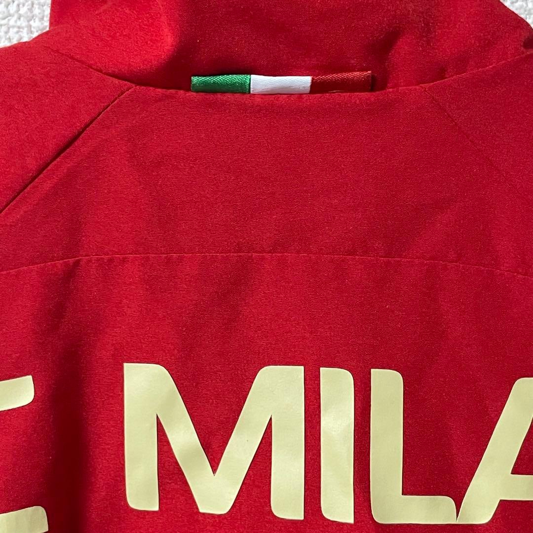 アディダス　ACミラン　トラックジャケット　ジャージ　アンセムジャケット　赤　L