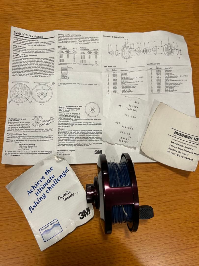 極美品!サイエンティフィックアングラーズSystem3フライリール 専用ケース付