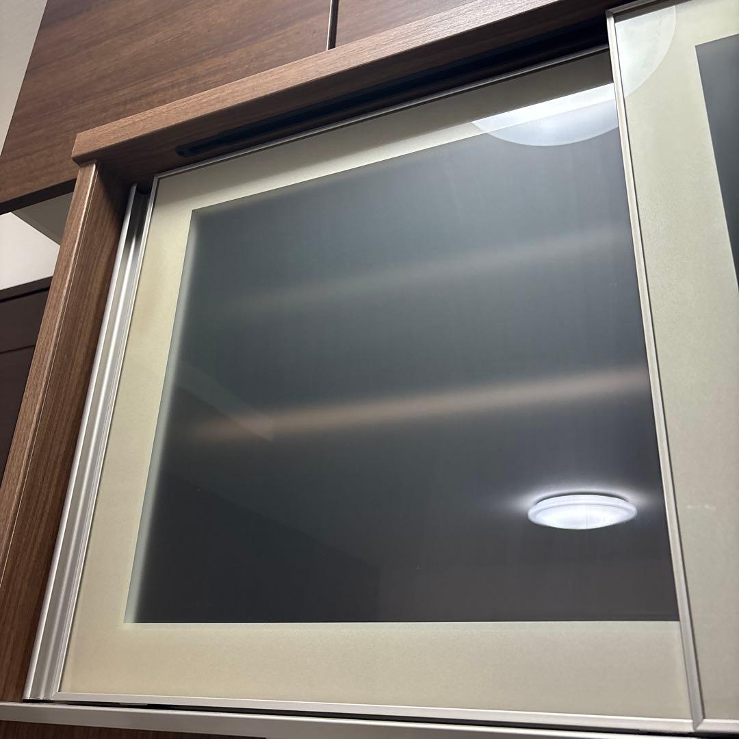 ニトリ カップボード キッチンボード キッチンカウンター 食器棚 リガーレ