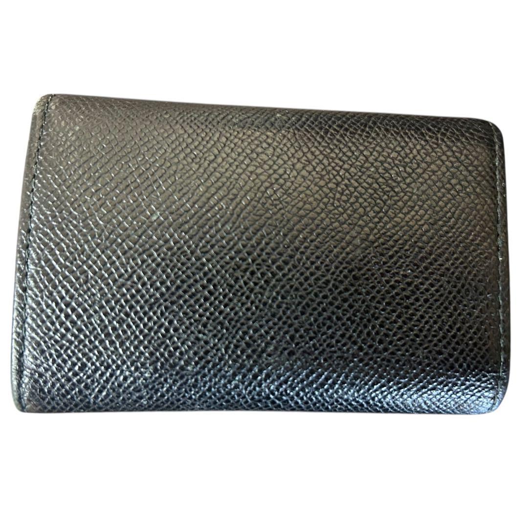 【BVLGARI】6連 キーケース ブラック 美品 箱付き 鑑定済