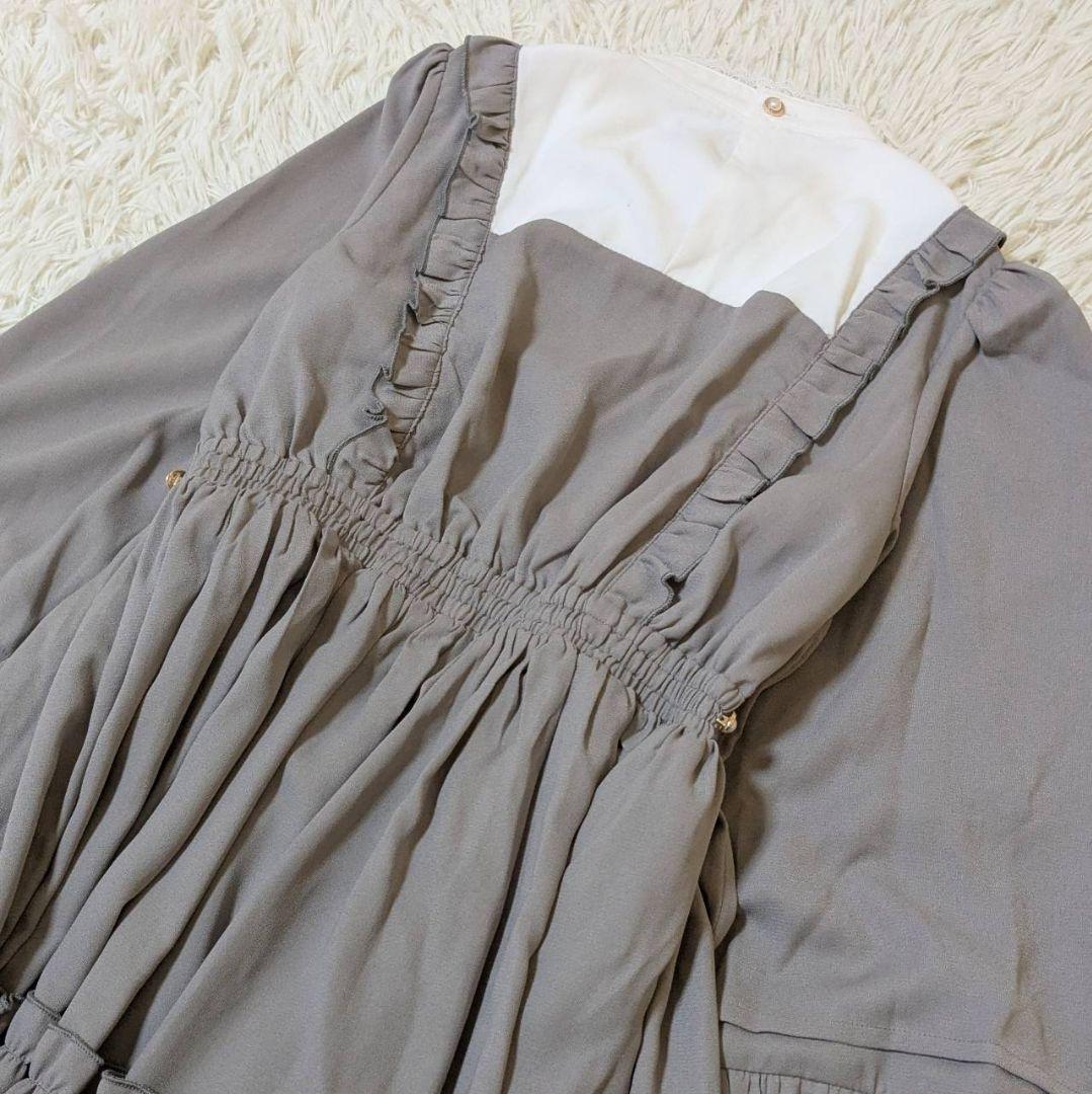 ✨新品 axes femme kawaii アンティークドールワンピース グレー