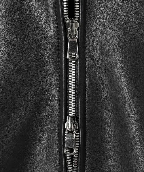 シープスキン レザー ジップ ブルゾン　UNITED ARROWS