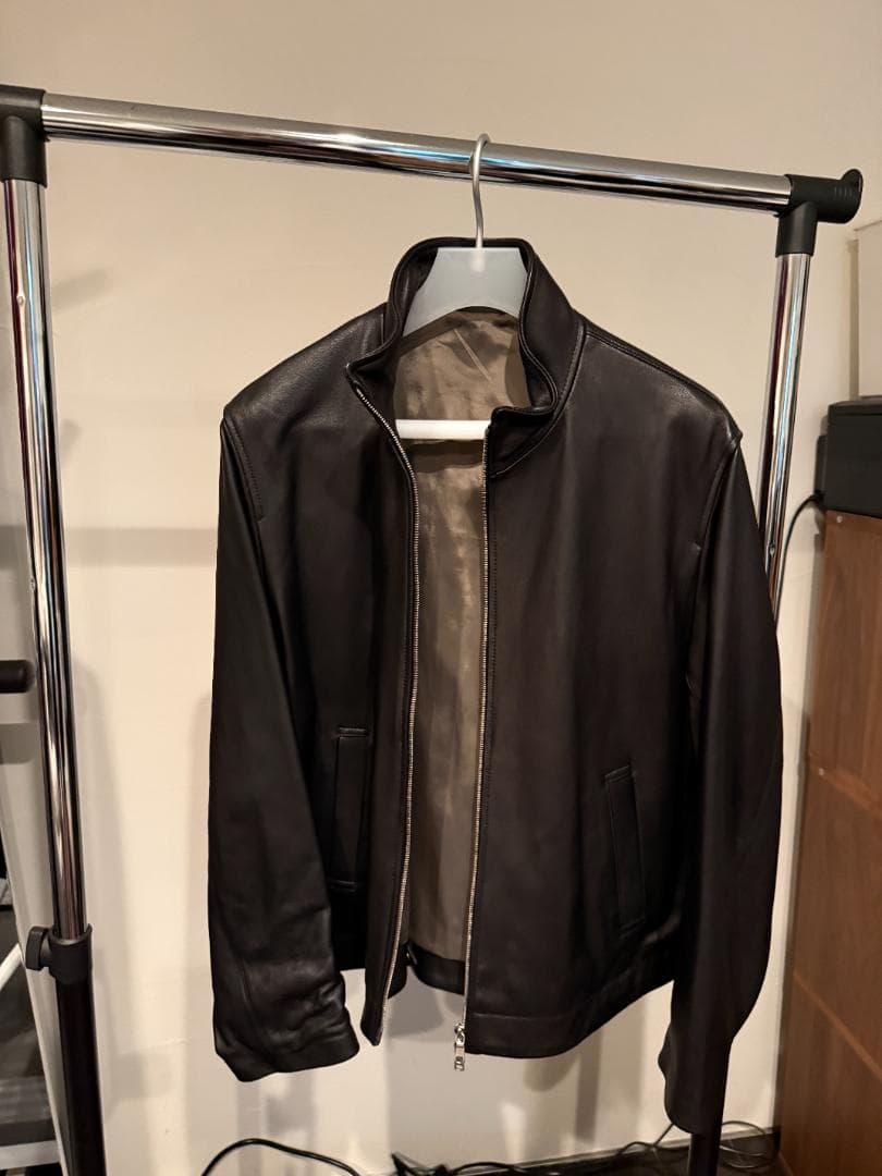 シープスキン レザー ジップ ブルゾン　UNITED ARROWS