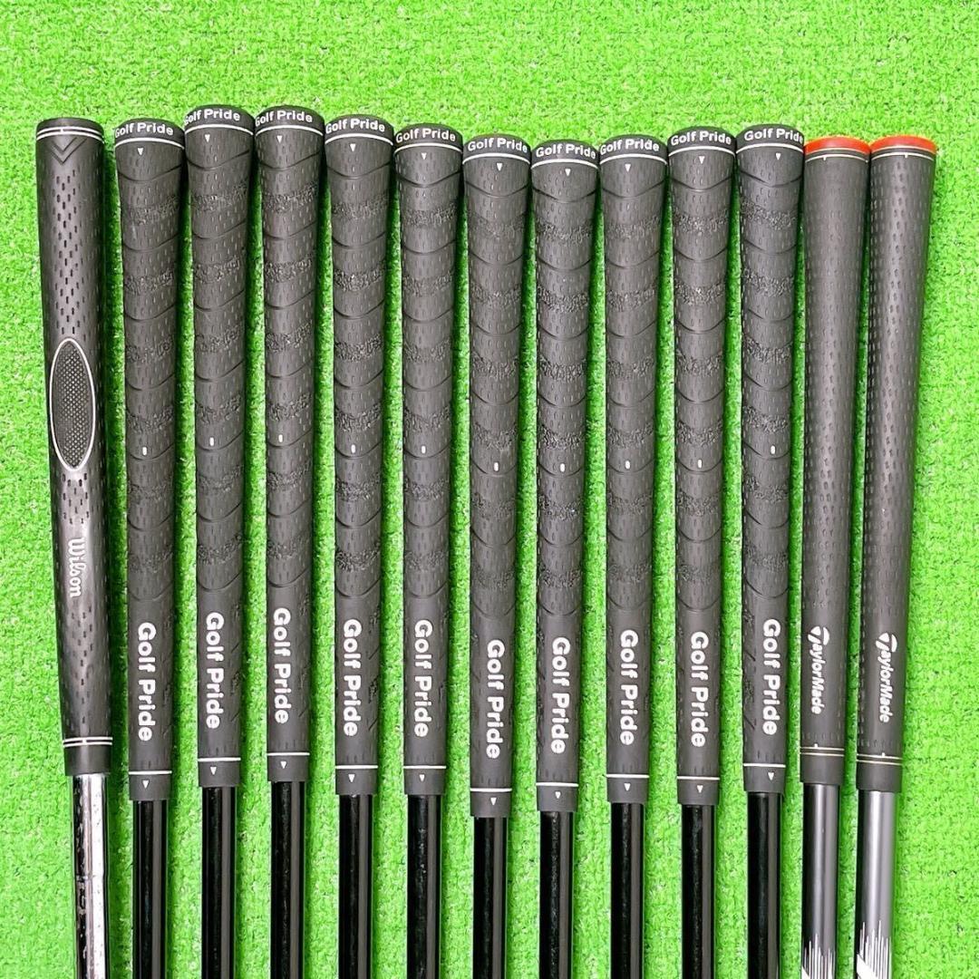 テーラーメイド エアロバーナー ブラック ゴルフクラブ メンズ セット 右打ち