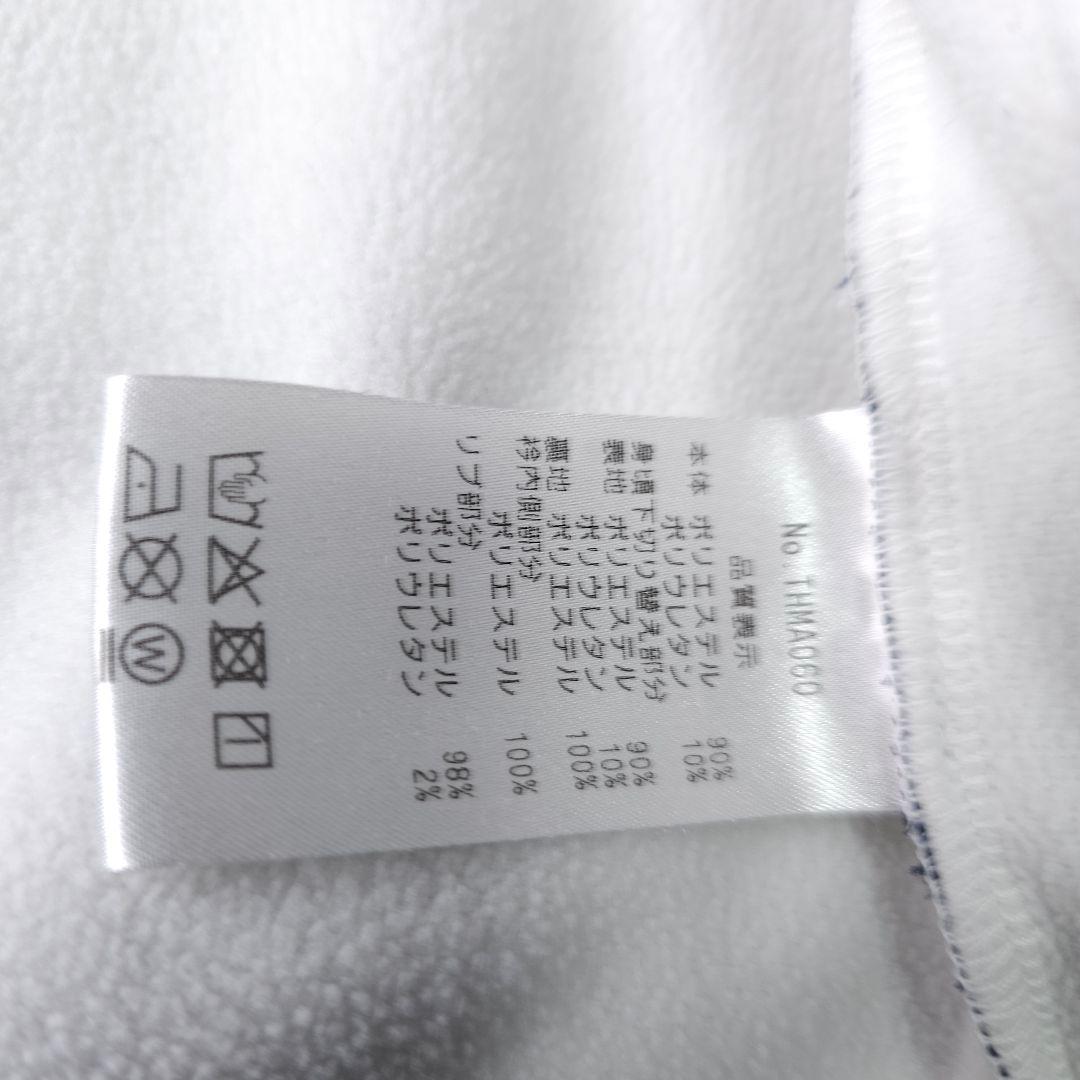 美品 トミーヒルフィガーゴルフ 長袖ゴルフパーカー ダンボールニット 白 LL