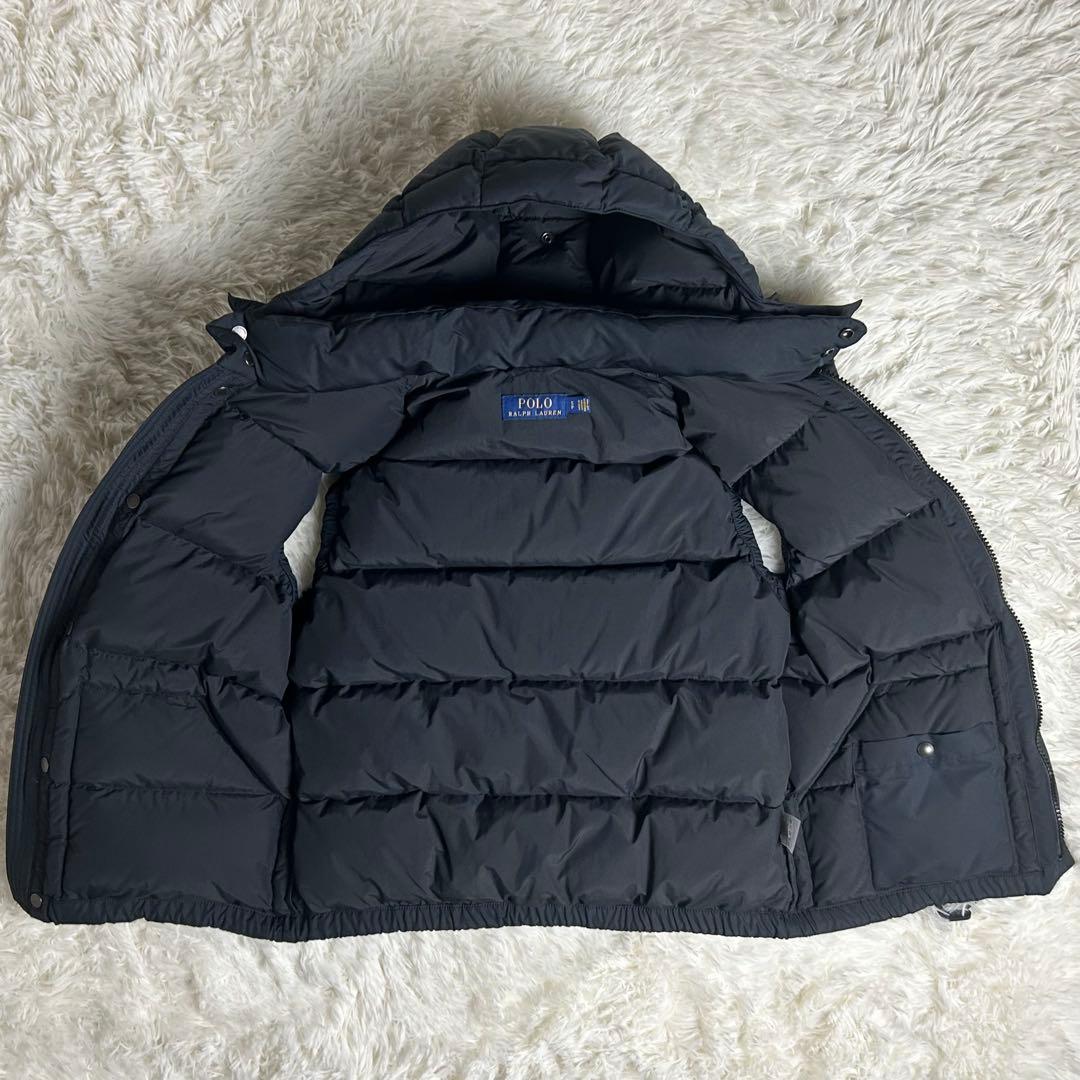 【極美品・人気】ポロラルフローレン ダウンベスト ポニー刺繍 現行タグ 黒