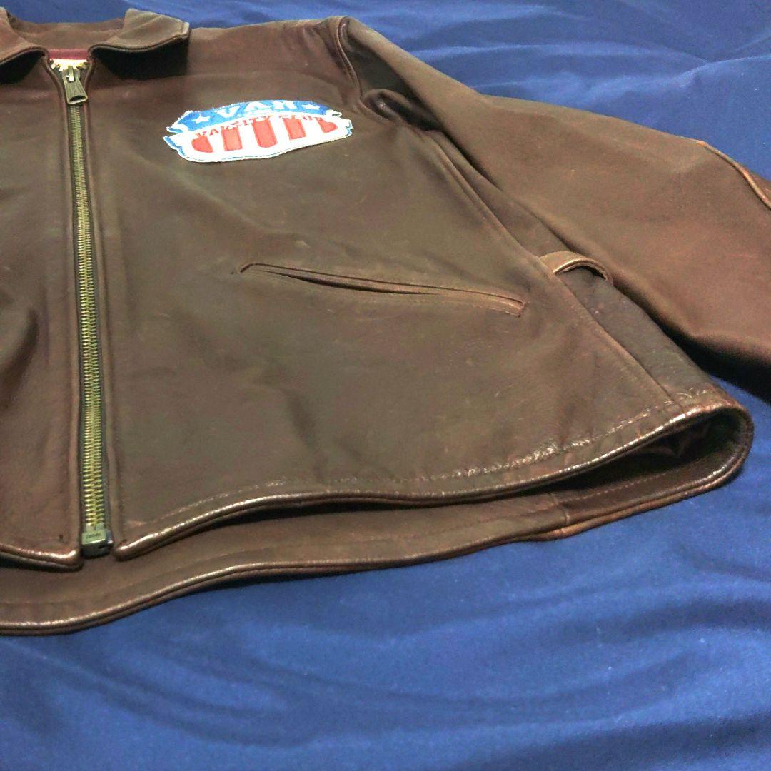 本日発送★美品 VAN革ジャン