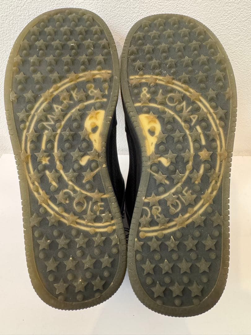 MARK & LONA ブラック ハイカット シューズ