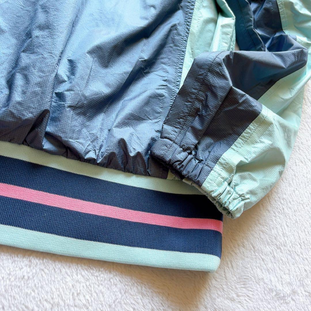 極美品　パーリーゲイツ　２WAY　スニード　裏メッシュ　サックス　ブルー