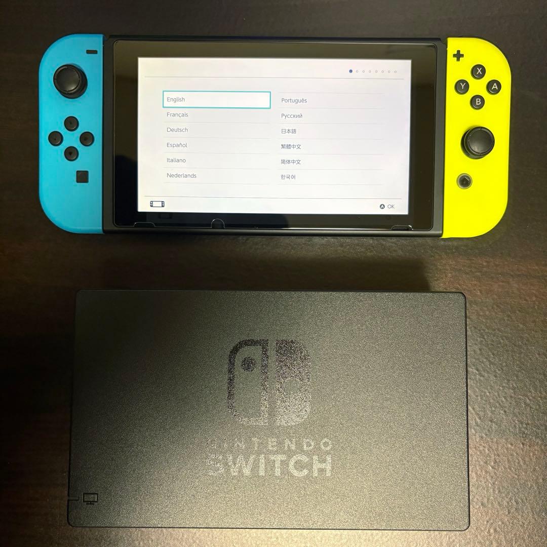 初期型Switch本体 マイニンテンドーストア版＋Joy-Con充電グリップ