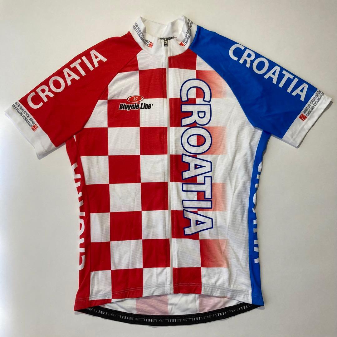 クロアチア サイクルジャージ サイクルパンツ ビブショーツ 上下セット