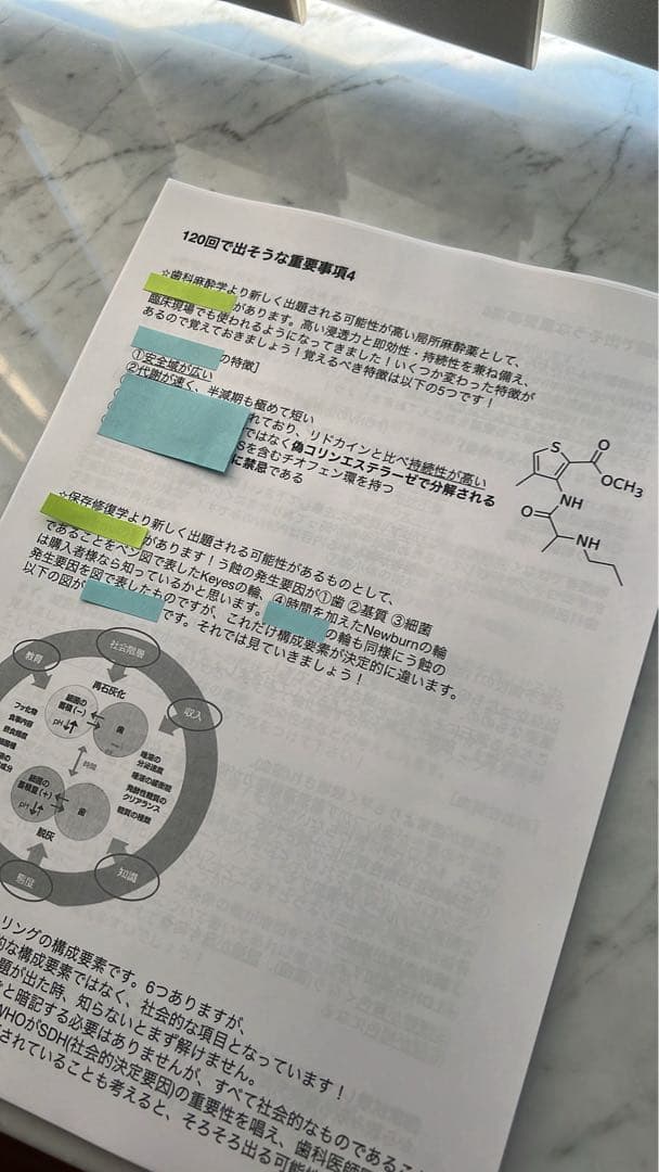 【T*an】120回歯科医師国家試験合否を決める重要資料