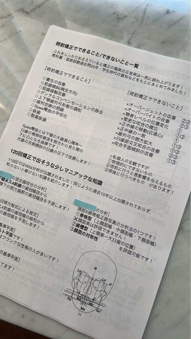 【T*an】120回歯科医師国家試験合否を決める重要資料