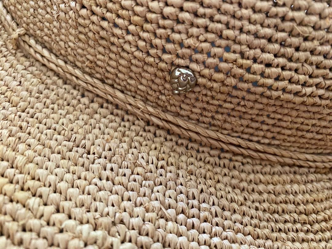 ヘレンカミンスキー ラフィアハット　HELEN KAMINSKI 無印　リネン