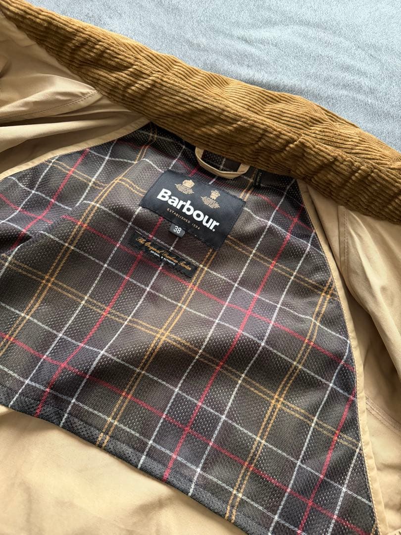 バブアーOSビデイル　ピーチスキン　ベージュ　サイズ３８