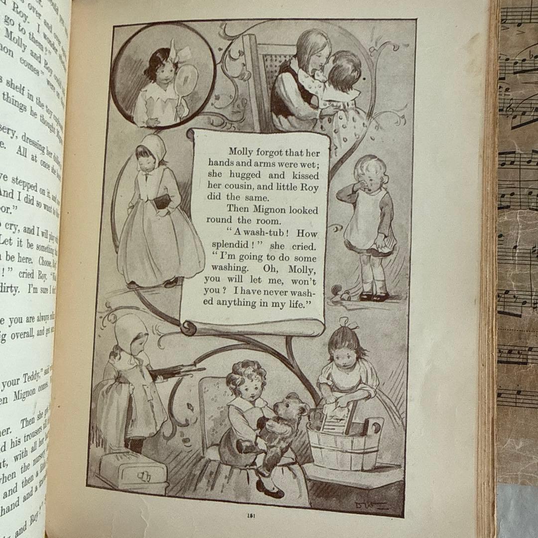 稀少アンティーク美しいヴィクトリアン絵本イギリス洋書　古書ジャンクジャーナル