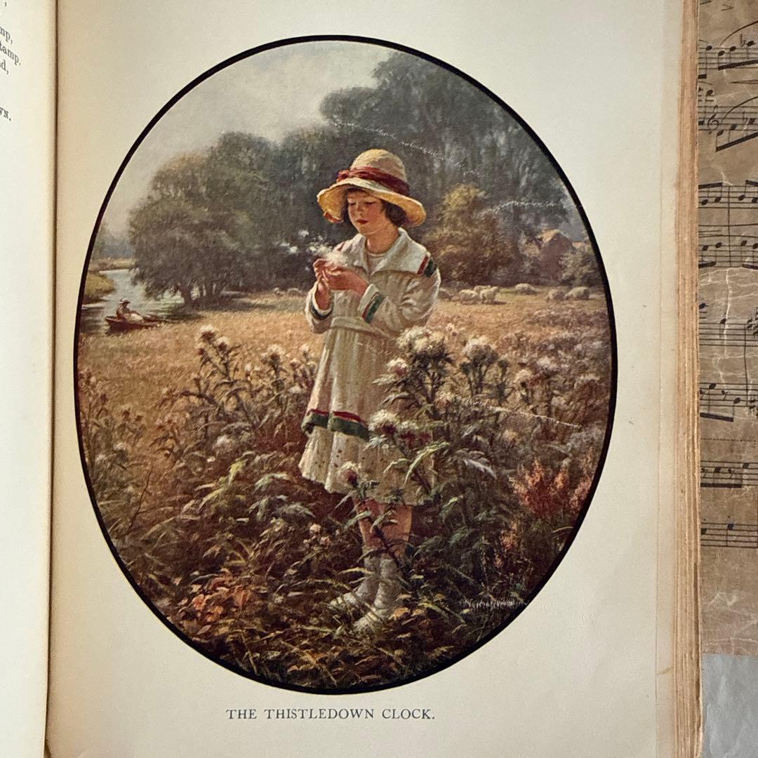 稀少アンティーク美しいヴィクトリアン絵本イギリス洋書　古書ジャンクジャーナル