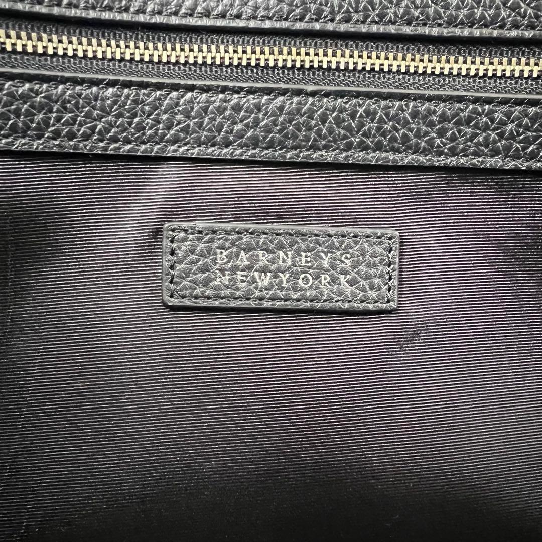 【TAKU様】バーニーズニューヨーク トートバッグ ビジネス ベンツ 本革 黒