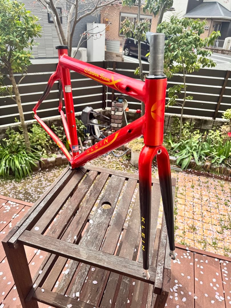 クラインqカーボンチームフレーム 希少  Q-Carbon TEAM