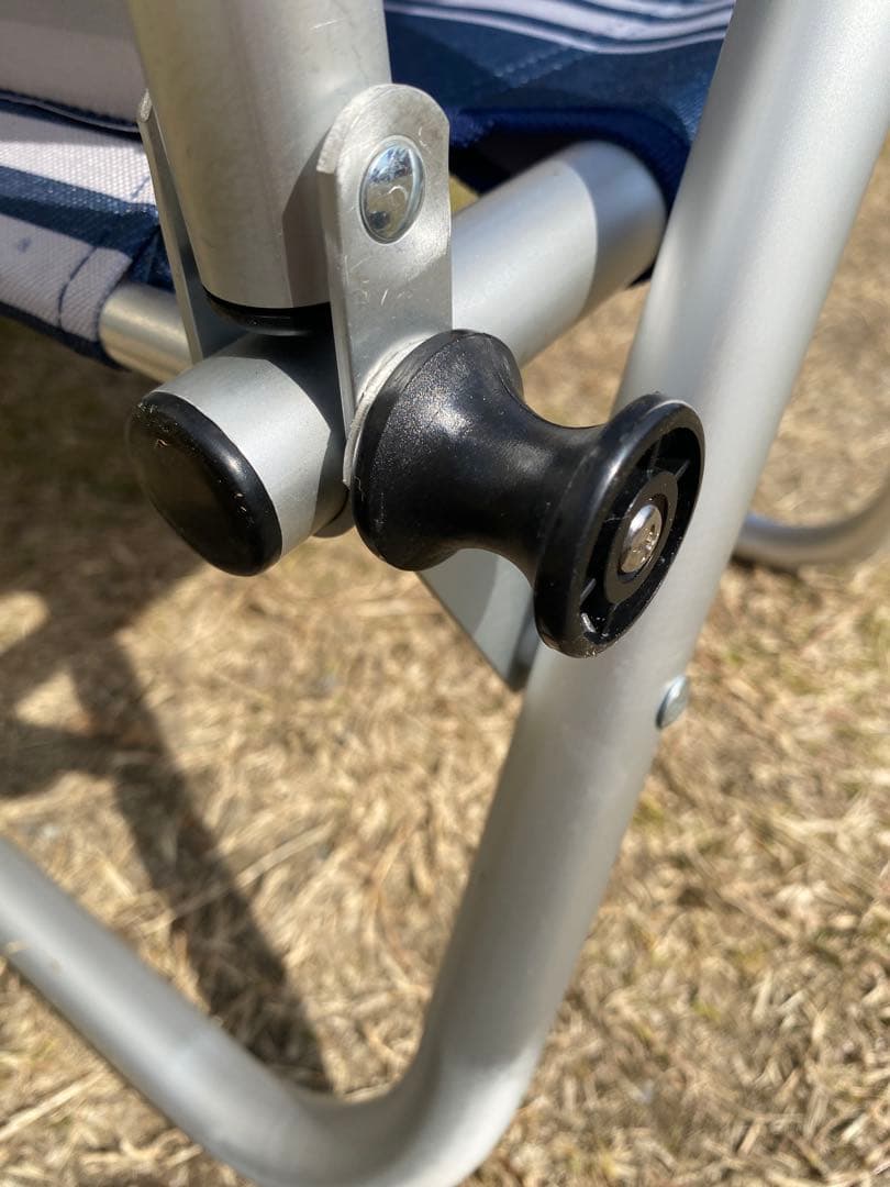 【廃盤・希少】コールマン リラックスフォールディングベンチ ネイビー ボーダー