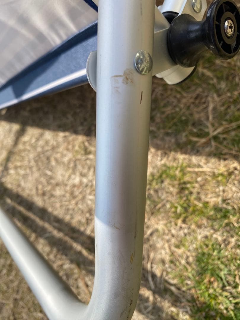 【廃盤・希少】コールマン リラックスフォールディングベンチ ネイビー ボーダー