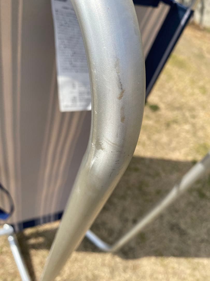 【廃盤・希少】コールマン リラックスフォールディングベンチ ネイビー ボーダー