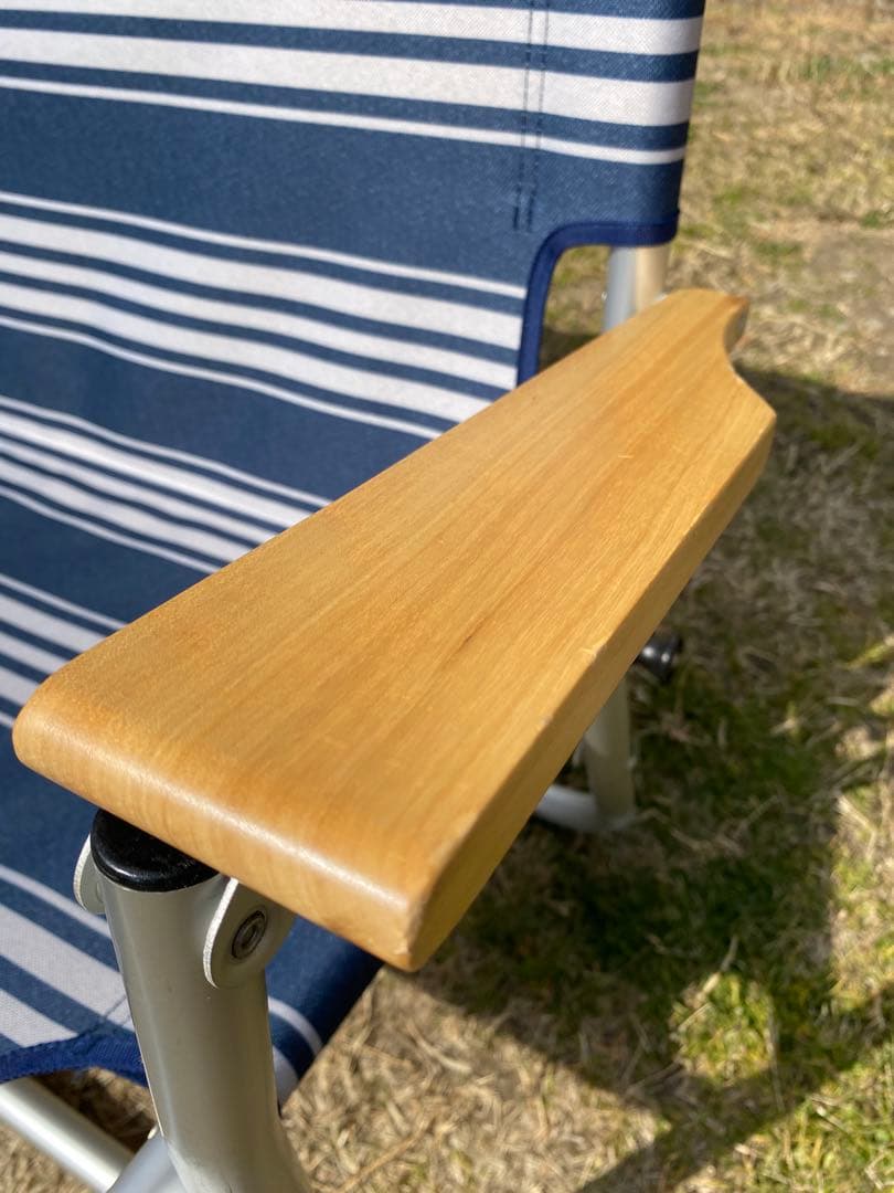 【廃盤・希少】コールマン リラックスフォールディングベンチ ネイビー ボーダー