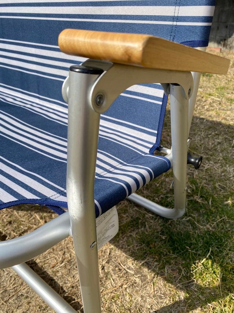 【廃盤・希少】コールマン リラックスフォールディングベンチ ネイビー ボーダー