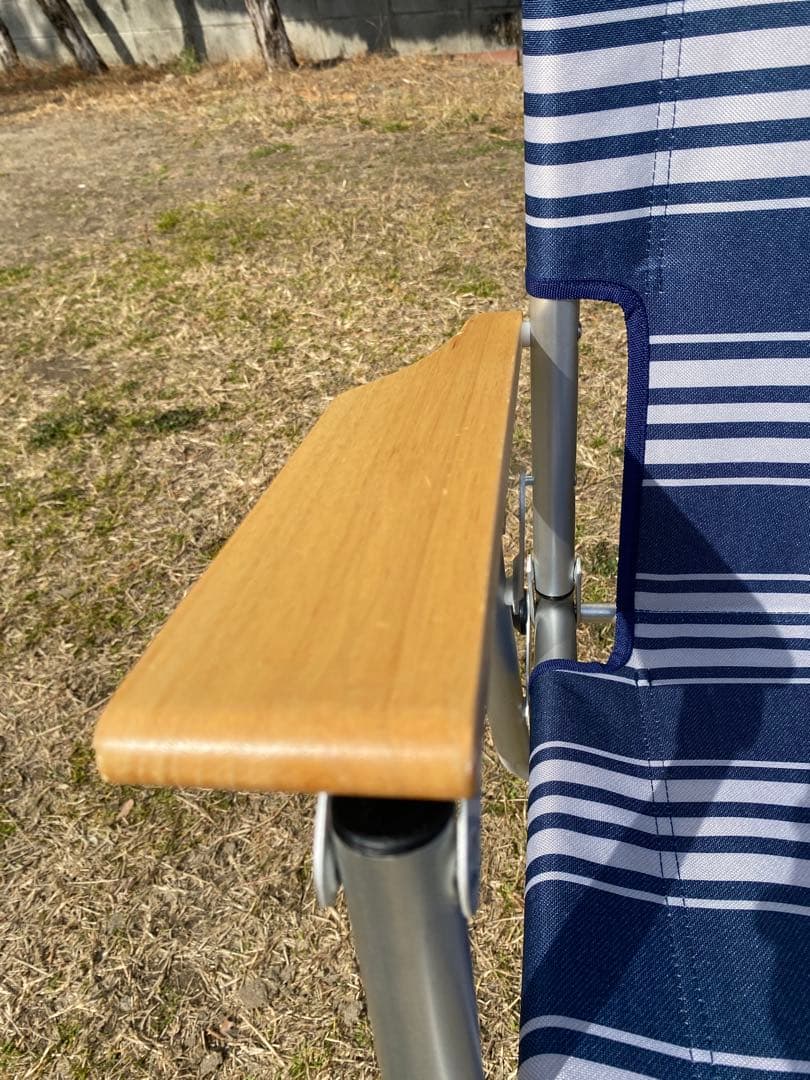 【廃盤・希少】コールマン リラックスフォールディングベンチ ネイビー ボーダー