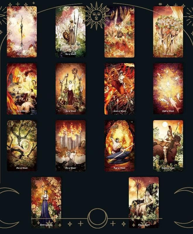 【正規品タロットカード】ギリシャ神話の世界観✨輝くエッセンスのデッキ／デラックス