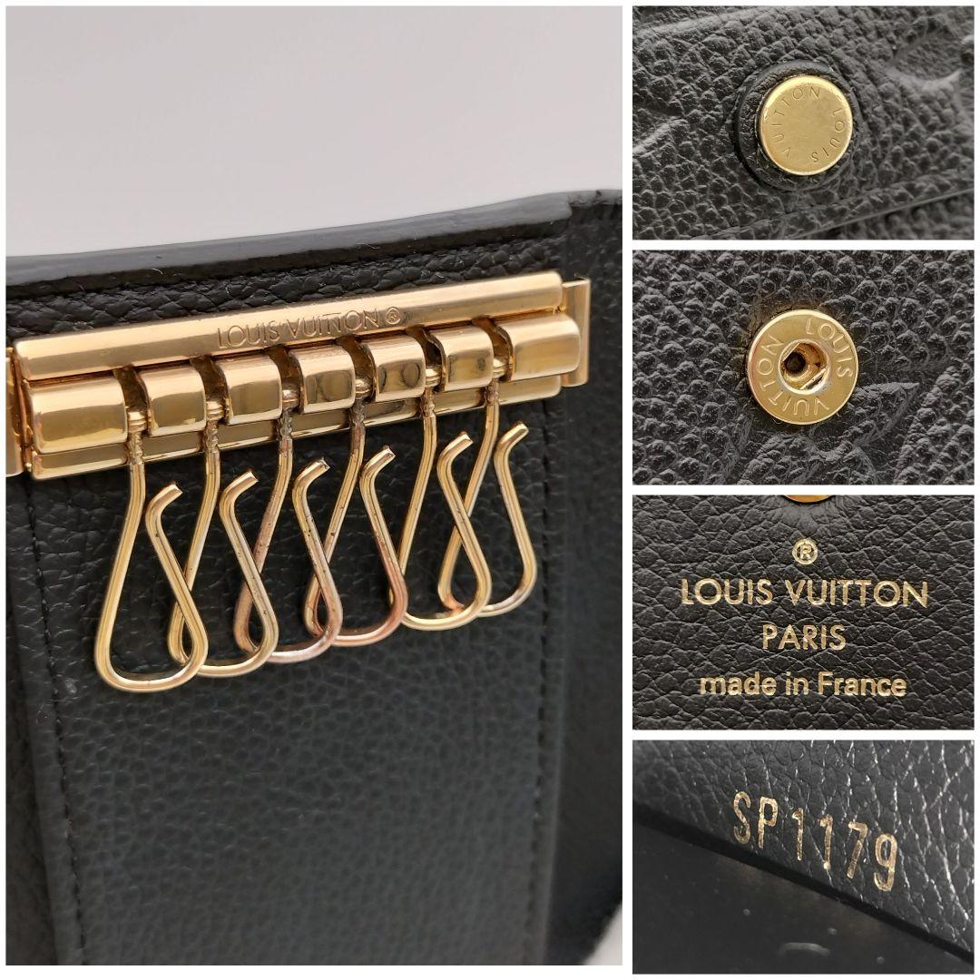 ルイヴィトン キーケース アンプラント ミュルティクレ6 黒 ノワール ブラック