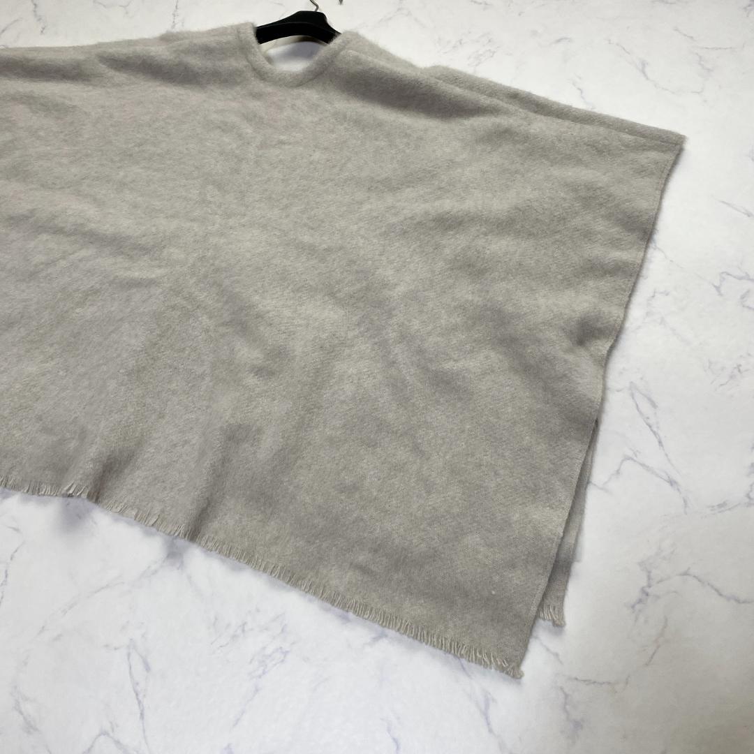 美品✨ダイアグラム グレースコンチネンタル ウール ポンチョ 金ボタン