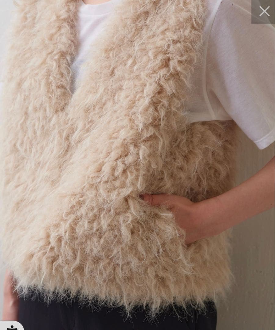 ▪️専用▪️GALLARDAGALANTE フェイクファーベスト
