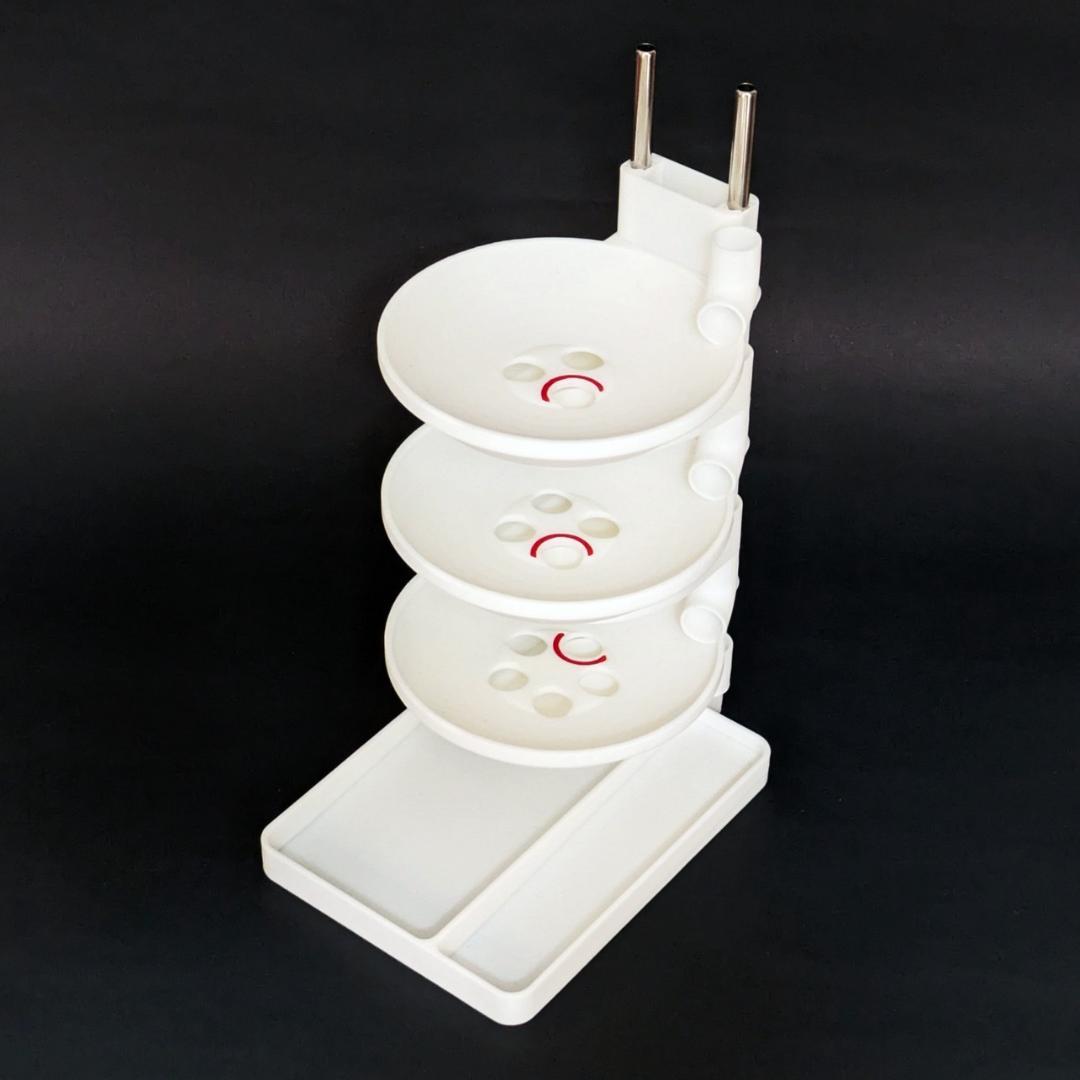 スタック式3段クルーン　組み換え可能　11mmパチンコ玉対応