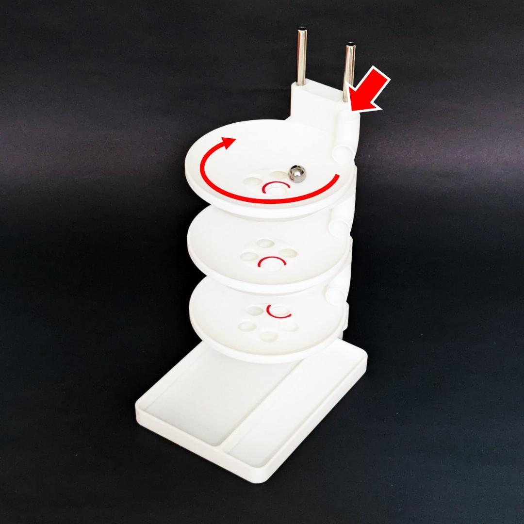 スタック式3段クルーン　組み換え可能　11mmパチンコ玉対応