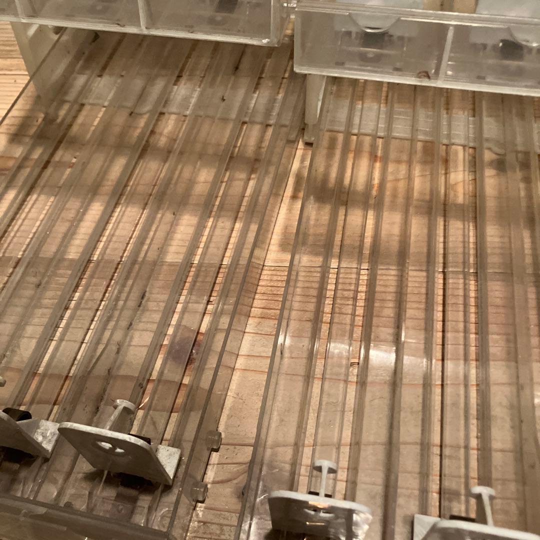 たばこディスプレイケース 2段分 各列15個収納　店舗什器 陳列棚 たばこ屋