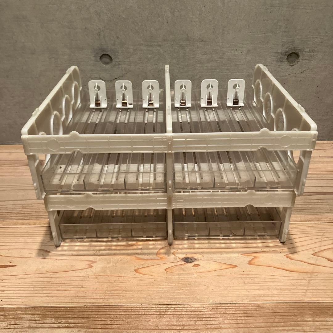 たばこディスプレイケース 2段分 各列15個収納　店舗什器 陳列棚 たばこ屋